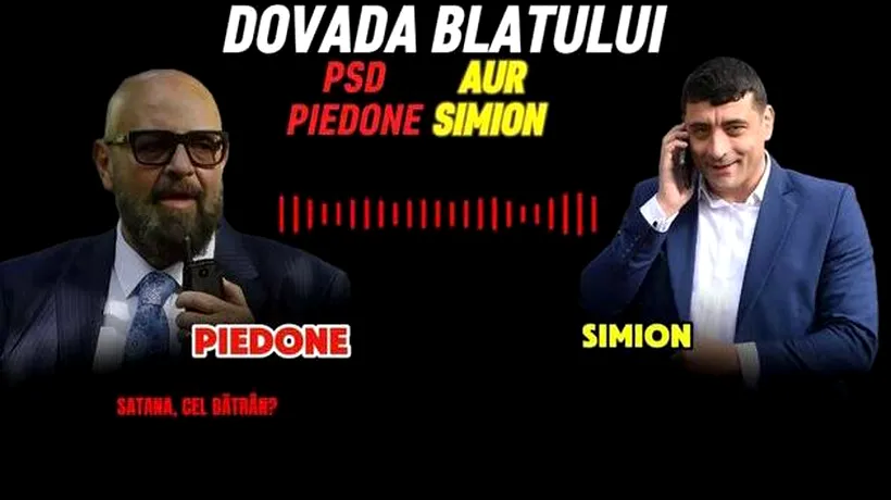 Expert internațional: Înregistrarea cu „Satana” Piedone și „Sătănel” Simion este un FAKE NEWS realizat cu ajutorul inteligenței artificiale