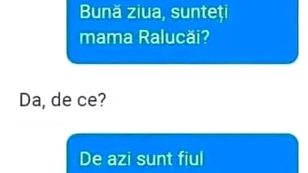 Bancul de marți | Ce i-a scris un tânăr din Capitală mamei Ralucăi, fata care l-a refuzat