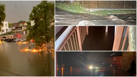 COD ROȘU de ploi torențiale în Constanța, pentru a doua zi la rând / Plaja din Vama Veche, distrusă!