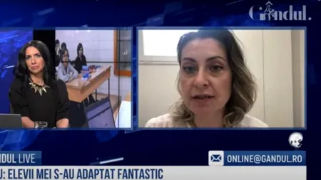 GÂNDUL LIVE. Claudia Chiru, despre notarea elevilor în timpul stării de alertă: Mă simt ca la un bufet suedez. Dacă se face bine, predarea online poate duce la o evalure corectă! / Nu trebuie să îi ținem pe copii departe de tehnologie, noi trebuie să ne adaptăm