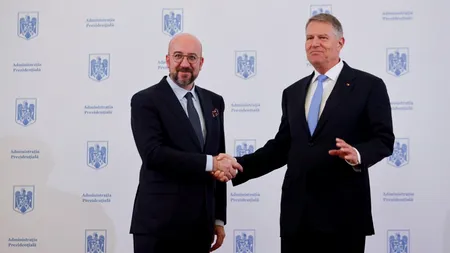 Charles Michel, laude pentru Klaus Iohannis / „Vor avea loc nişte alegeri şi liderii se vor pronunţa”