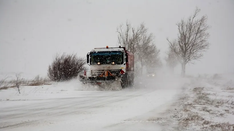 Cod galben de ninsori și viscol până luni în Republica Moldova 