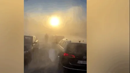 Cod roșu de viscol pe Transalpina. Nu mai e permisă urcarea de la Novaci la Rânca, pe DN 67C: „Dacă doriți să coborâți, vă rugăm să o faceți acum”