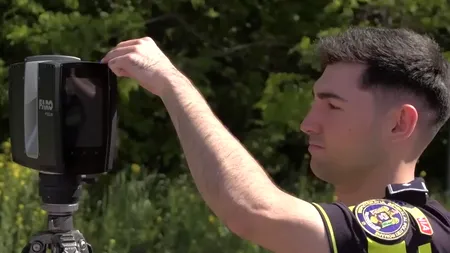 Poliția Rutieră a primit SCANERE performante, care generează imagini tridimensionale