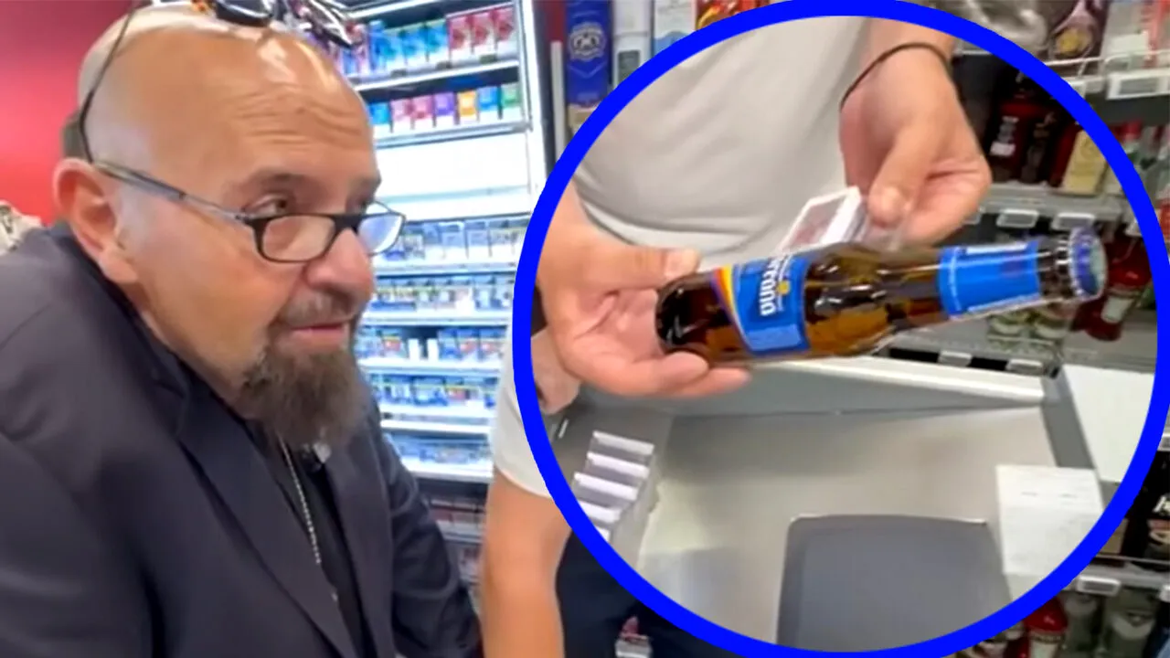 Piedone a cumpărat o bere Timișoreana din Mega Image, la 