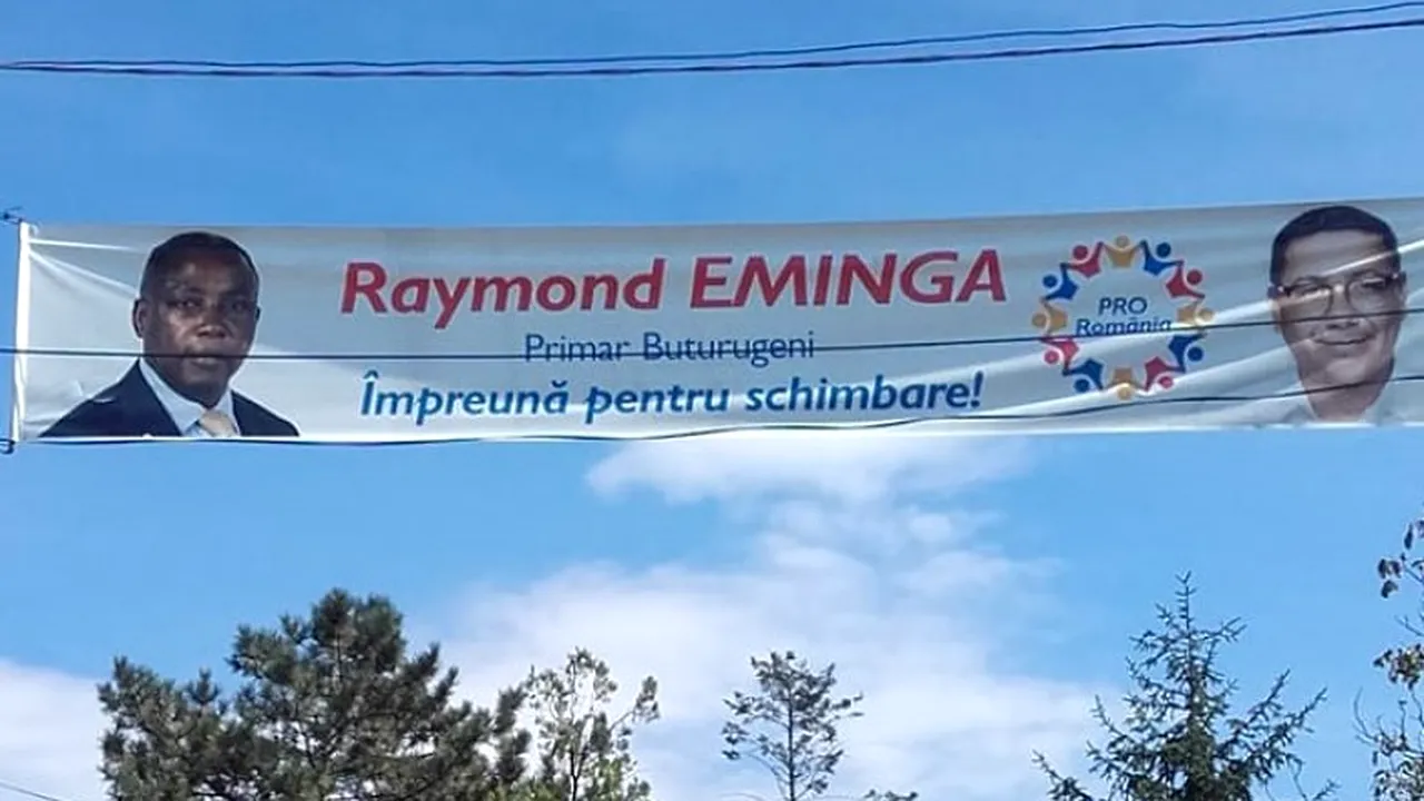Raymond Eminga, primul african care candidează la o primărie în România: „Chiar dacă sunt negru cum sunt, sunt de-al vostru”