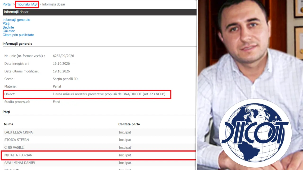 „Suveica” de la Iași, prejudiciu de 11 milioane de euro. Afaceristul Florian Mihăiță, unul dintre „greii” construcțiilor din România, acuzat de DIICOT pentru evaziune fiscală, delapidare și spălare de bani. O firmă a sa a obținut un contract de peste 53 milioane lei cu Primăria Sectorului 1, în perioada „Clotilde Armand”