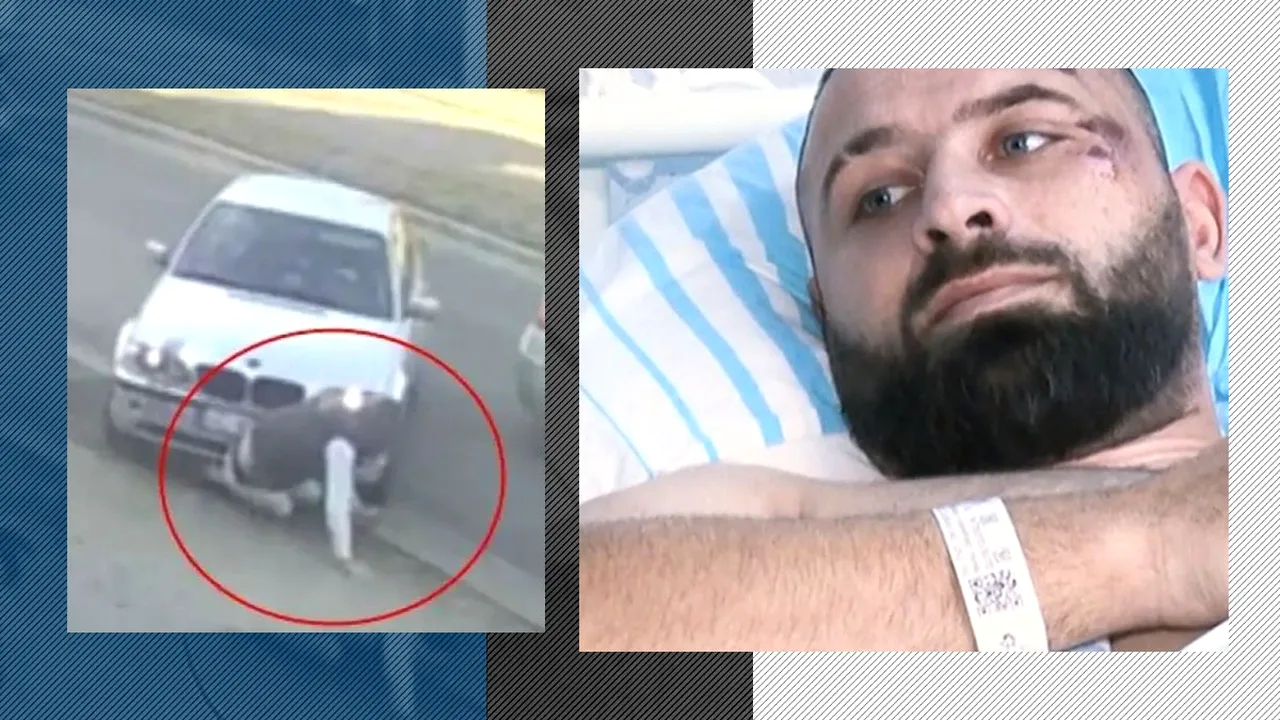 Mărturia terifiantă a tânărului călcat intenționat cu un BMW, la Slatina: „Simţeam că mi se scurge viaţa, puţin câte puţin”