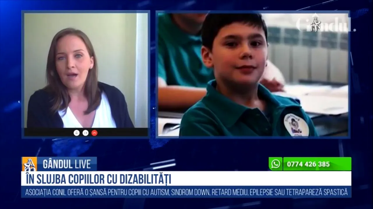 Gândul LIVE / Ioana Moldovan: „Cred că toți trebuie să intrăm în lumea asta a copiilor cu nevoi speciale și să-i cunoaștem pe acești copii deosebiți”
