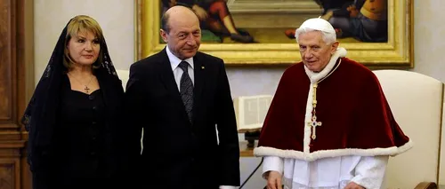Băsescu, după întâlnirea cu Papa Benedict XVI: Am avut o întâlnire de suflet, care nu se va mai repeta niciodată. VIDEO
