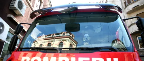 O mașină a Ambasadei SUA a luat foc pe în centrul Bucureștiului