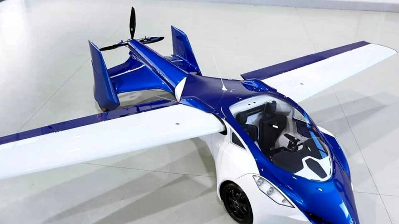 AeroMobil 3.0, mașina care zboară, a fost prezentată la Viena. GALERIE FOTO