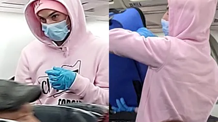 O vedetă de pe instagram a făcut o farsă extremă într-un avion, generând panică totală în rândul a peste 240 de pasageri: „Vin din China, țara coronavirusului. Nu mă simt prea bine