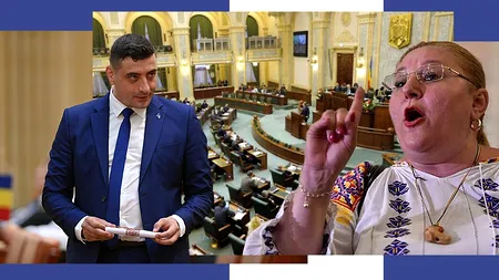 VIDEO | Moțiunea împotriva lui Marcel Ciolacu bagă scandal în Parlamentul României. Ce și-au spus George Simion și Diana Șoșoacă?