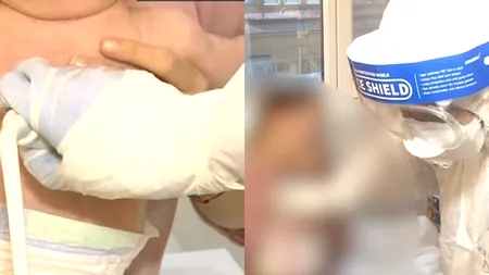 Bebeluș de 7 săptămâni, internat de COVID-19 la Timișoara. Medicii l-au supus unui control pulmonar - VIDEO