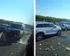 ACCIDENT grav pe autostrada A2. Două persoane au fost rănite după o coliziune în care au fost implicate șapte mașini. Trafic îngreunat spre Constanța