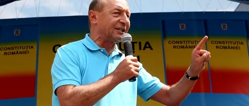 Băsescu la mitingul de la Iași: Sunt convins că între țară și partide românii vor alege țara