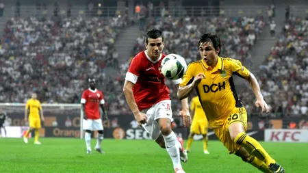 Dinamo pierde cu Metalist Harkov, scor 1-2, și este eliminată din Liga Europa