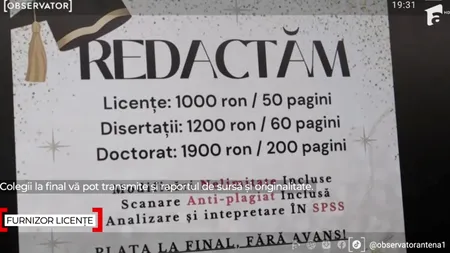 Lucrările de LICENȚĂ, scoase pe internet la vânzare: Cât plătesc elevii pentru a-și păcăli profesorii și ce riscă dacă sunt prinși