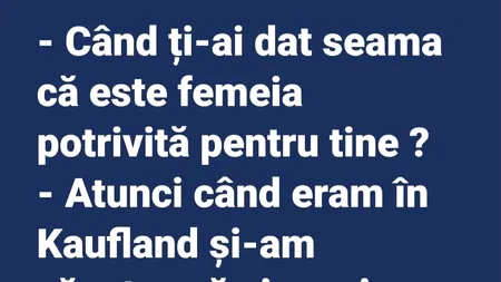 Bancul de duminică | Kaufland și femeia perfectă