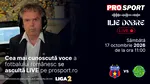 Ilie Dobre comentează LIVE pe ProSport.ro meciul Steaua – Metaloglobus București, sâmbătă, 17 octombrie 2026, de la ora 11:00