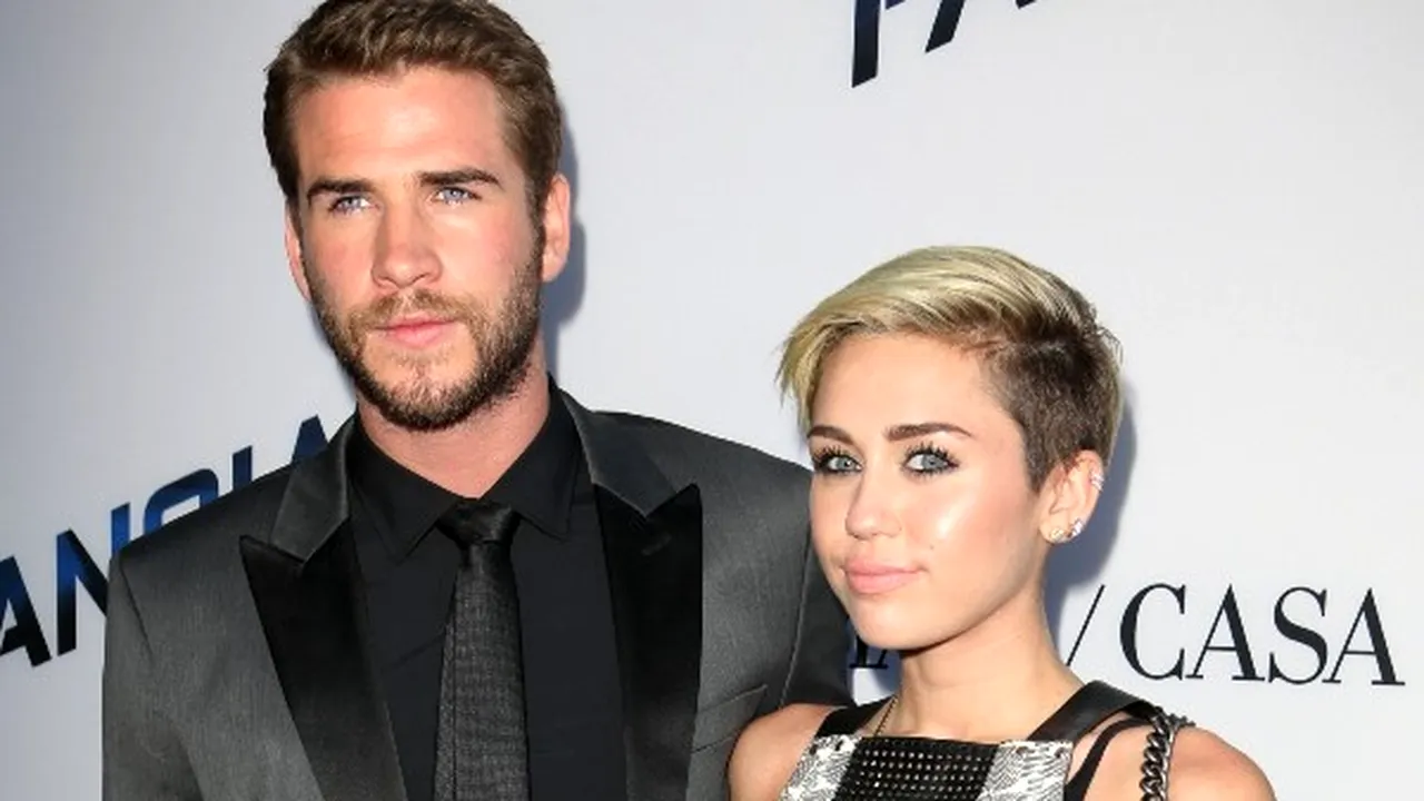 FOTO. Miley Cyrus s-a despărțit de logodnicul ei, Liam Hemsworth