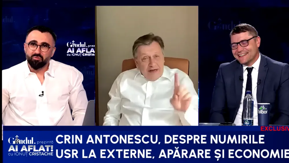 Crin Antonescu, IRONIC cu privire la faptul că Dominic Fritz nu are cetățenie română: „Am învățat să mă mulțumesc cu puțin”