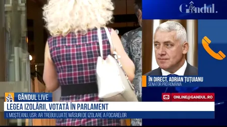 GÂNDUL LIVE. Adrian Țuțuianu, senator Pro România: „Decizia CCR este corectă. E vina Guvernului pentru că nu știe să reglementeze”