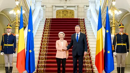 Klaus Iohannis, întâlnire cu Ursula von der Leyen la Palatul Cotroceni / Menţinerea unităţii şi solidarităţii noastre este cheia