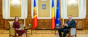 Klaus Iohannis, întâlnire cu Maia Sandu la Palatul Cotroceni / „Este esențial ca în Europa să câștige din nou democrația”
