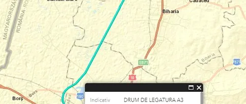 Circulația rutieră pe A3 va fi închisă, miercuri, de la 11:00, în zona localității Biharia