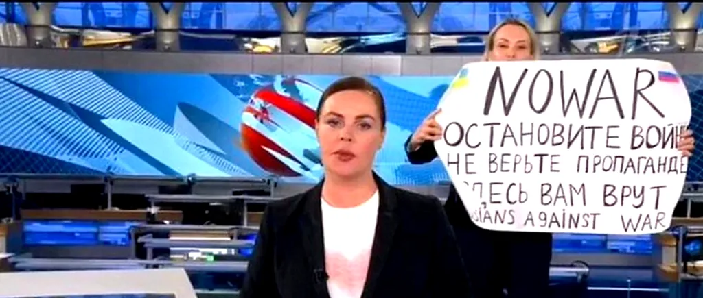 Jurnalista din Rusia care a protestat anti-război în direct la TV ar fi fost otrăvită la Paris. „S-a prăbușit în fața casei”