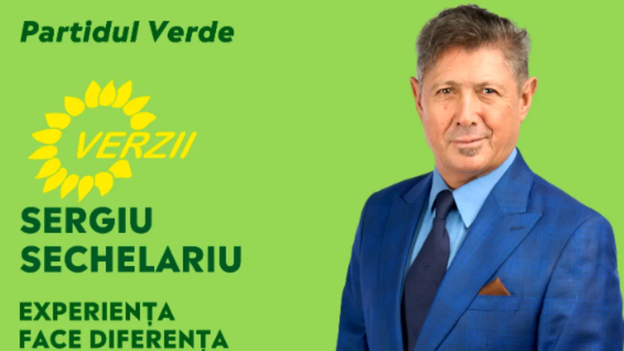 Sergiu Sechelariu, candidat cu falsă agendă ecologică la Primăria Bacău / Refuzat de PNL, SECHELARIU s-a oprit la Verzi