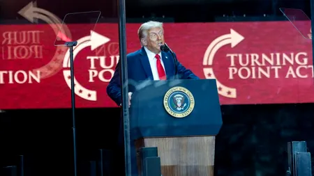 Ce a susținut Donald Trump în cadrul DISCURSULUI rostit la funeraliile lui Charlie Kirk. Președintele american nu a iertat opoziția