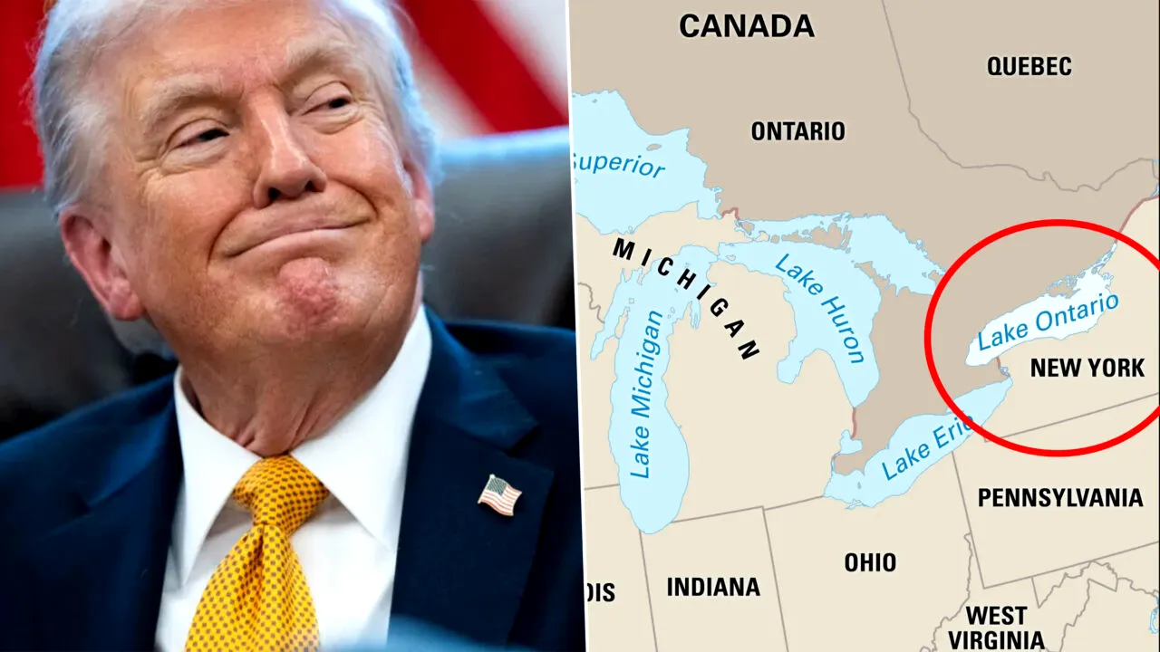 Donald Trump vrea să schimbe din nou geografia mondială. După Golful Mexicului, acum este vizat și un mare lac de la granița de nord
