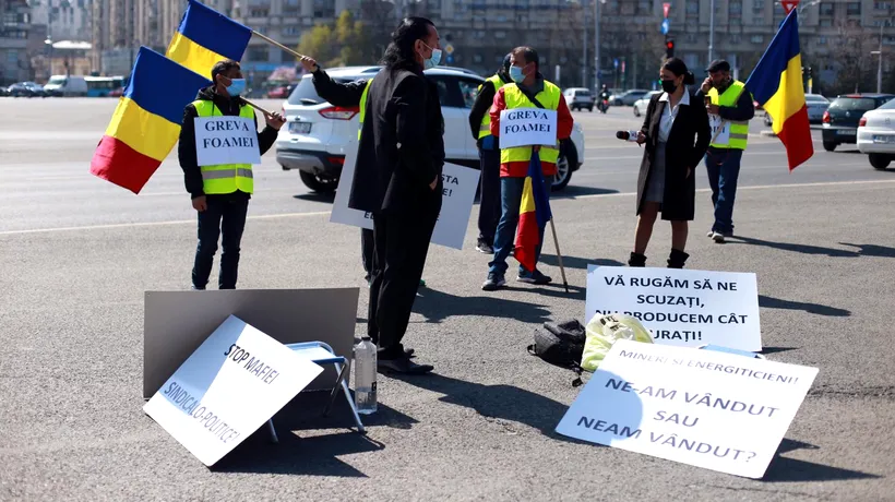 Minerii, din nou în București! Protest în Piața Victoriei! „Pur și simplu, ne aruncă în stradă!”
