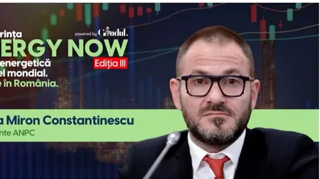 ENERGY NOW III. Horia Miron Constantinescu (ANPC), despre facturile din energie: Facem verificări permanente și analizăm contractele, dar nu există evaluări ale unei eventuale înșelări a consumatorului