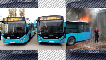 Ipoteză-șoc în cazul autobuzului Otokar care a luat foc în timp ce era parcat în autobază: „E posibil să fie și o mână CRIMINALĂ”