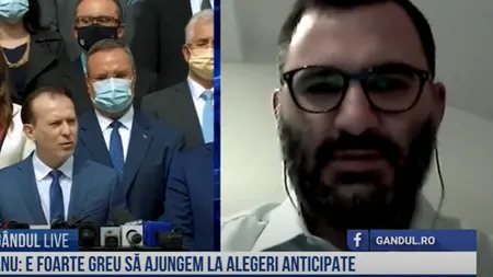 GÂNDUL LIVE. Cristian Băcanu, deputat PNL: Nu voi vota niciodată un guvern PSD. PSD este continuatorul comunismului - VIDEO