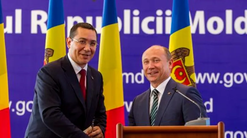 Invitația lui Ponta, pentru moldoveni, făcută la Chișinău: În decembrie vă dăm banii economisiți de noi, veniți cu un pic de vin roșu