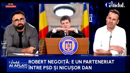 Planul ascuns al lui Nicușor Dan, devoalat de Robert Negoiță. Cum vrea președintele să distrugă partidele ca să obțină toată puterea
