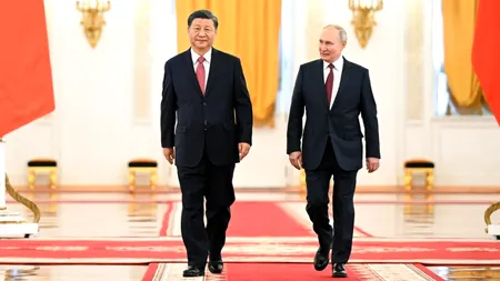 Vladimir Putin ignoră criticile Occidentului și intenționează să se deplaseze în CHINA, pentru avansarea parteneriatului cu Xi Jinping