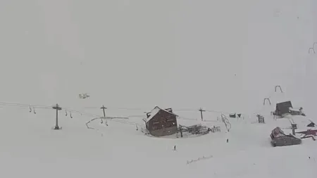 Autoritățile din Sinaia anunță record de zapadă la cota 2.000 pentru luna Martie