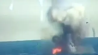 Radu Miruță a postat noi imagini cu momentul în care drona maritimă de lângă Neptun Deep este lovită de avionul F-16