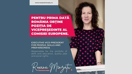 Roxana MÎNZATU, primul mesaj după nominalizare: Cuvântul cheie al acestui mandat este și va fi COLABORARE