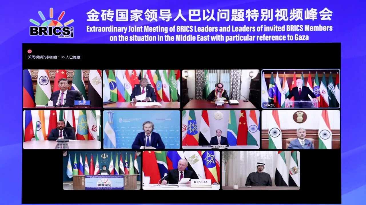 Grupul BRICS cere armistițiu umanitar durabil în Fâșia Gaza și eforturi internaționale pentru încetarea totală a ostilităților