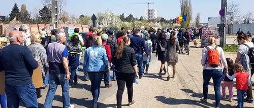 Aproape 1.000 de oameni protestează în Prelungirea Ghencea: „Păcăleala nu mai ține