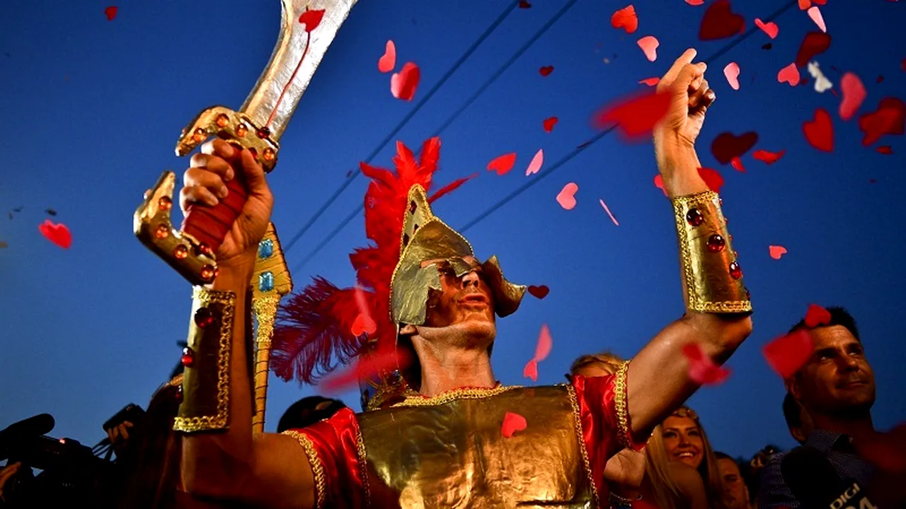 Radu Mazăre a fost regele carnavalului la Mamaia. 