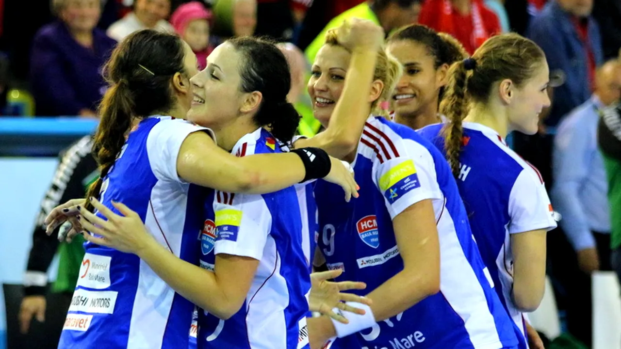 HCM Baia Mare, printre echipele calificate în grupele principale ale Ligii Campionilor la handbal feminin