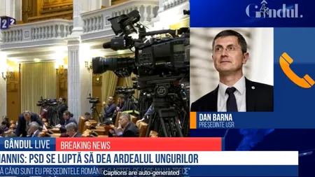 GÂNDUL LIVE. Dan Barna, după adoptarea tacită a autonomiei Ținutului Secuiesc: E regretabil că intrăm în zona mesajelor naționaliste tip Vadim Tudor / Mesajul președintelui e surprinzător